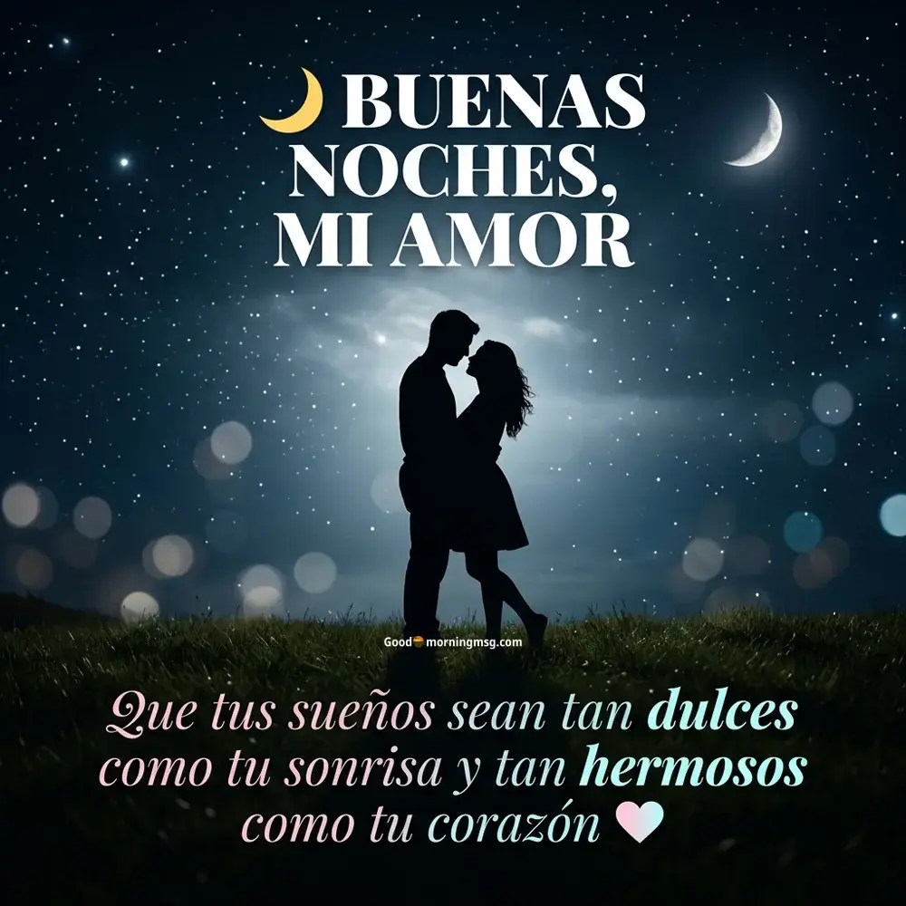 Tierno Buenas Noches Amor