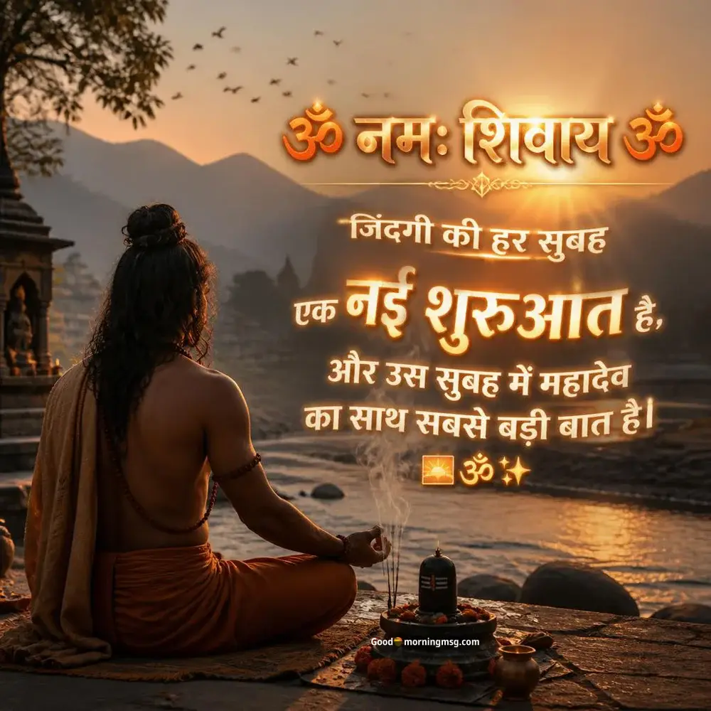 Whatsapp Good Morning Har Har Mahadev