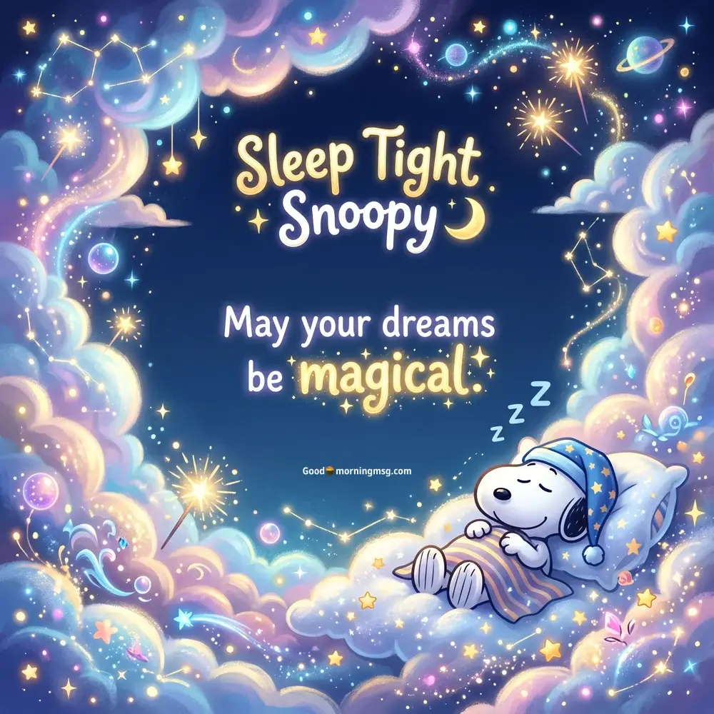 Animated Good Night Snoopy Images