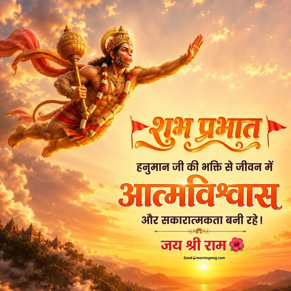 English Hanuman Good Morning Quotes