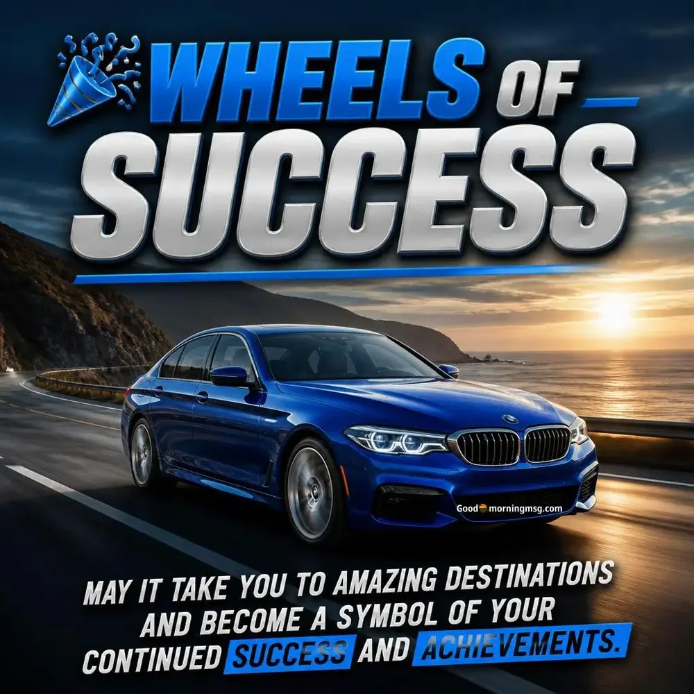 Friend New Car Wishes