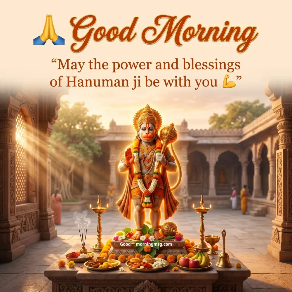 Good Morning Hanuman Blessings