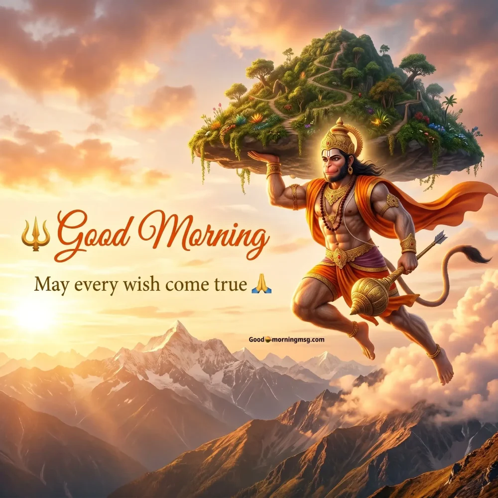 Good Morning Hanuman Ji Images In Hindi