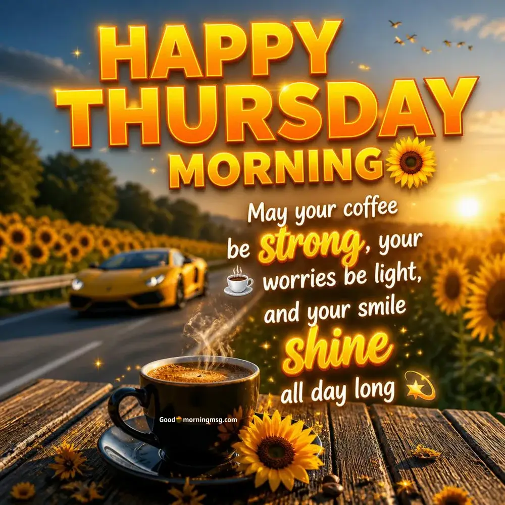 Good Morning Images For Thursday
