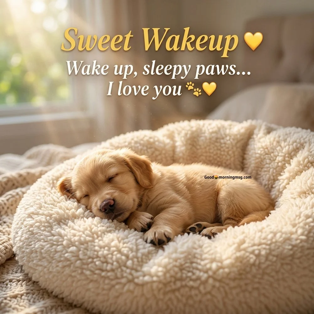 Good Morning Images With Dogs