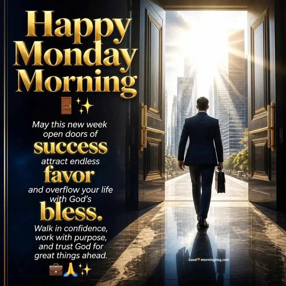 Good Morning Monday Blessings Images And Quotes