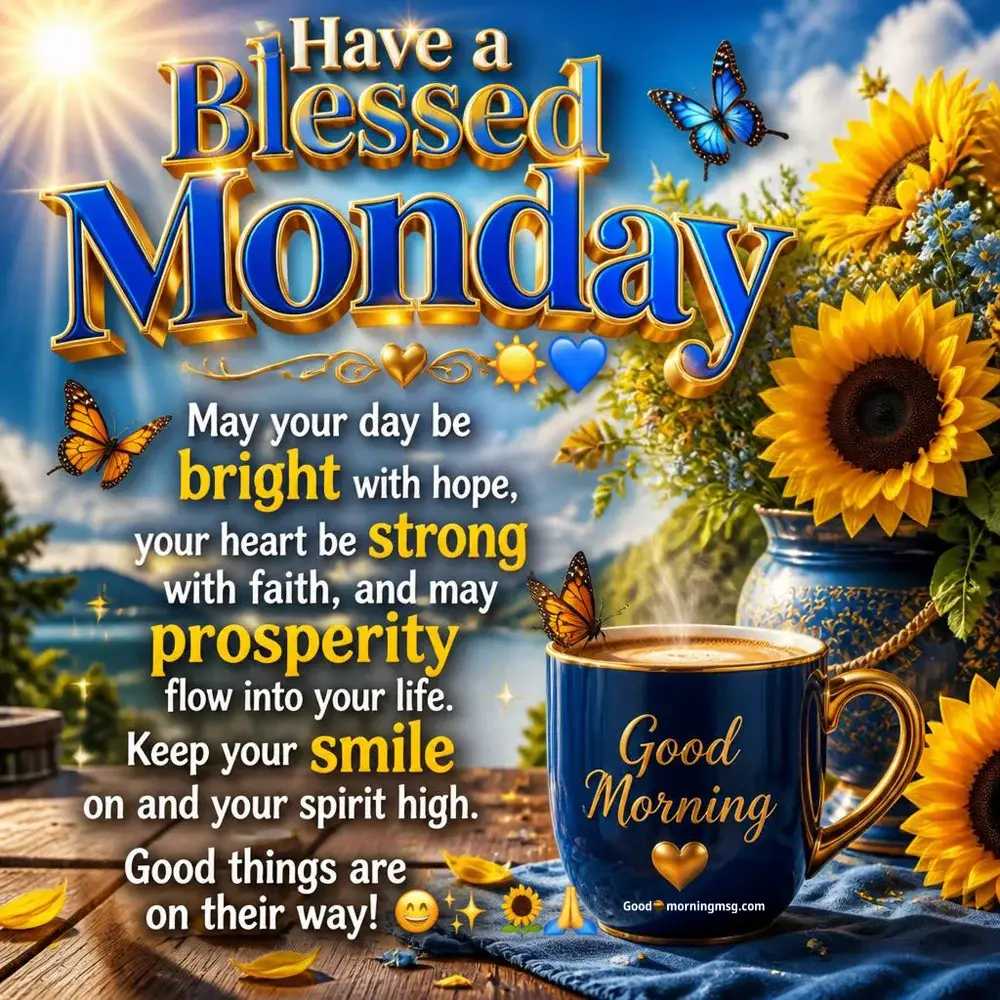 Good Morning Monday Images For Whatsapp Free Download
