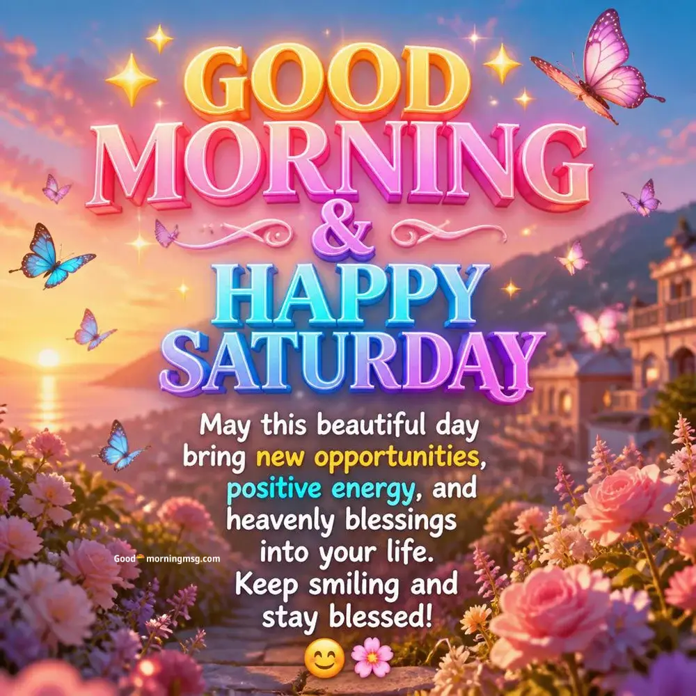 Good Morning Status Saturday