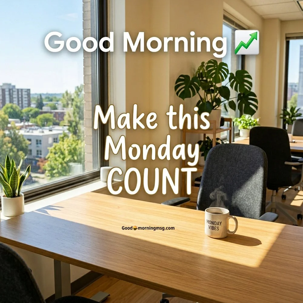 Good Morning Wishes Monday