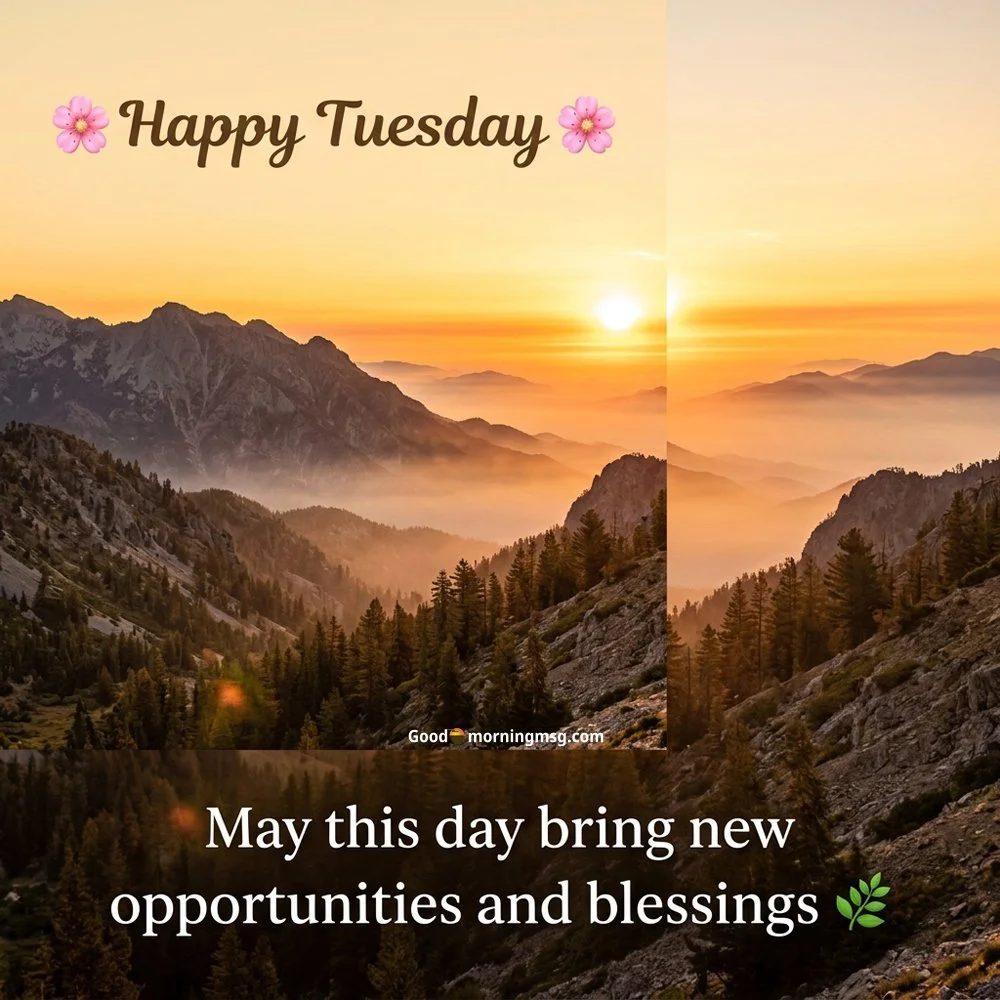Good Morning Wishes On Tuesday