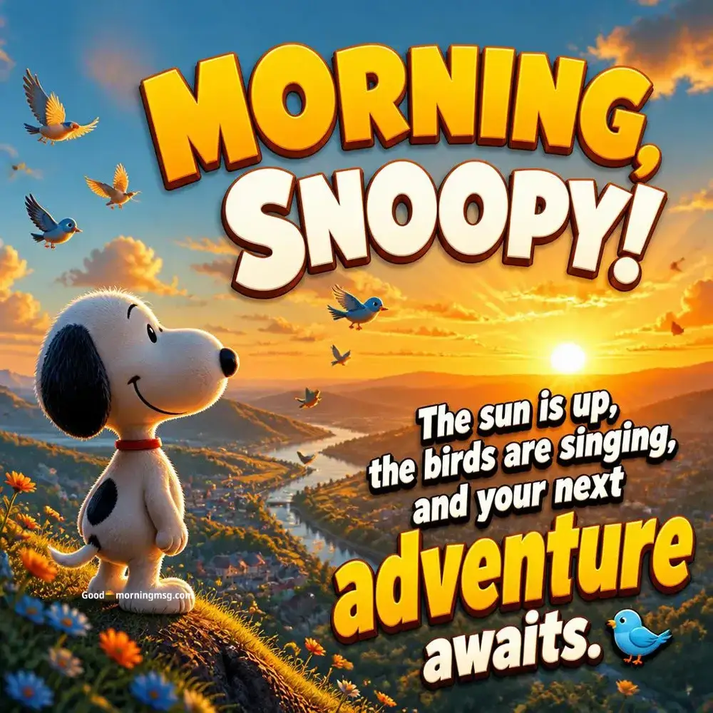 Good Morning With Snoopy Images