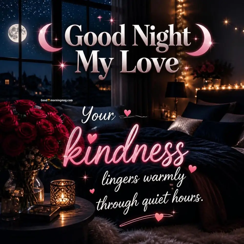 Good Night My Love Message