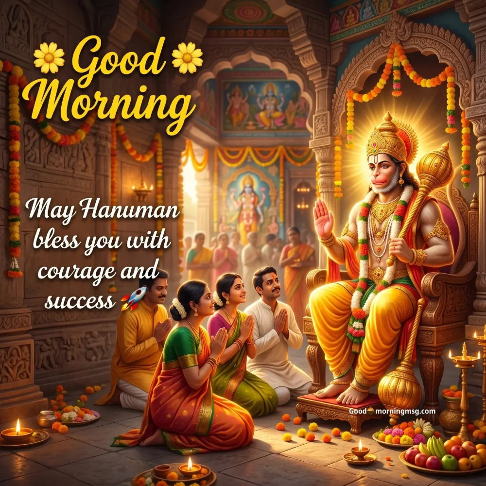 Hanuman Ji Good Morning Images With Quotes