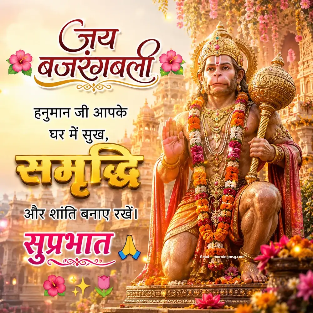 Hanuman Ji Shubh Prabhat