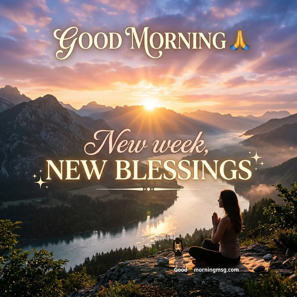 Inspirational Good Morning Monday