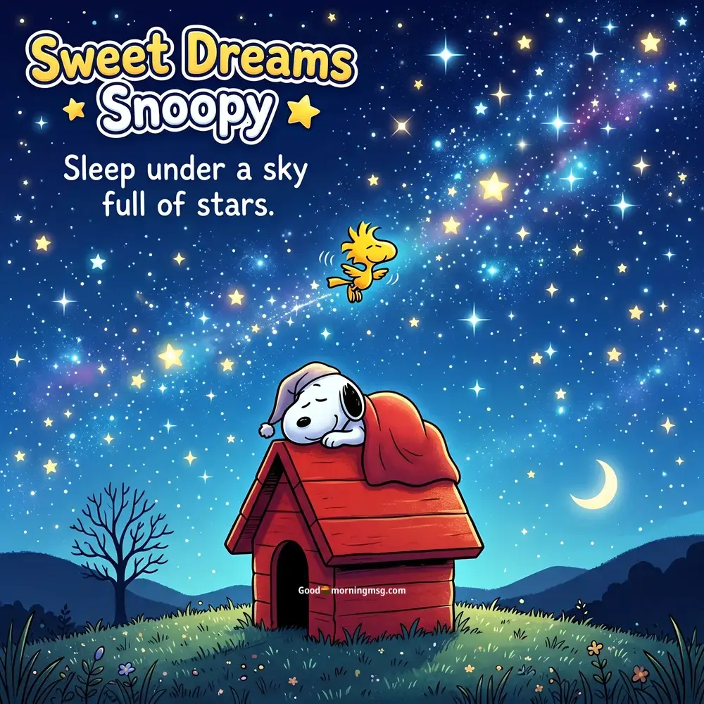 Inspirational Snoopy Good Night Quotes