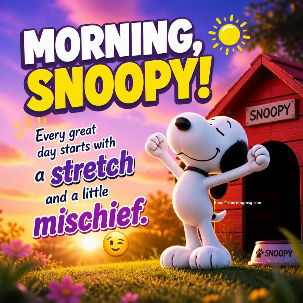 Morning Snoopy Images