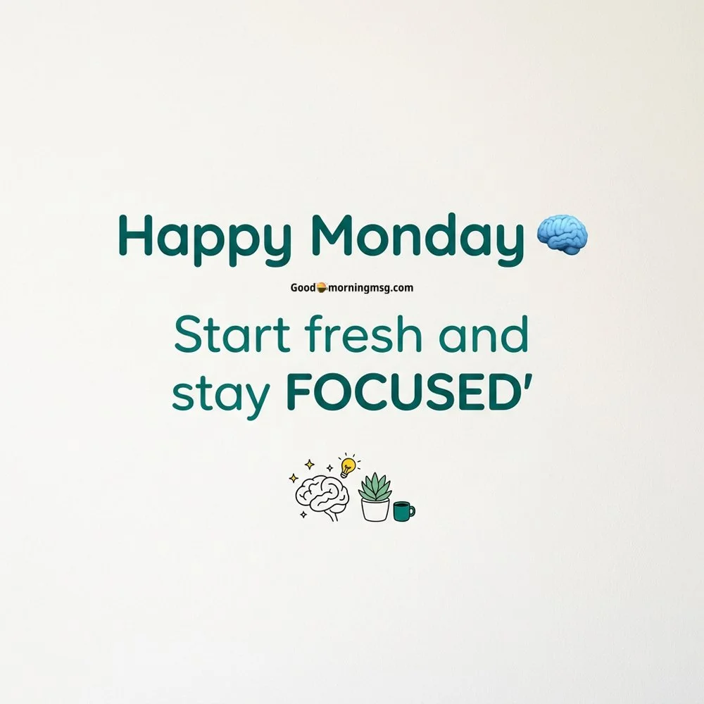 Morning Wishes Monday Blessings