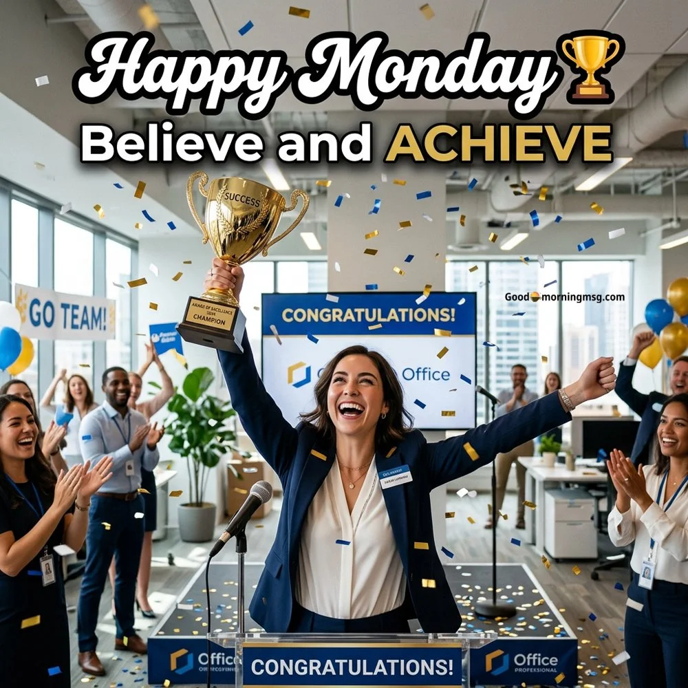 New Week Ahead Cute Happy Monday Good Morning