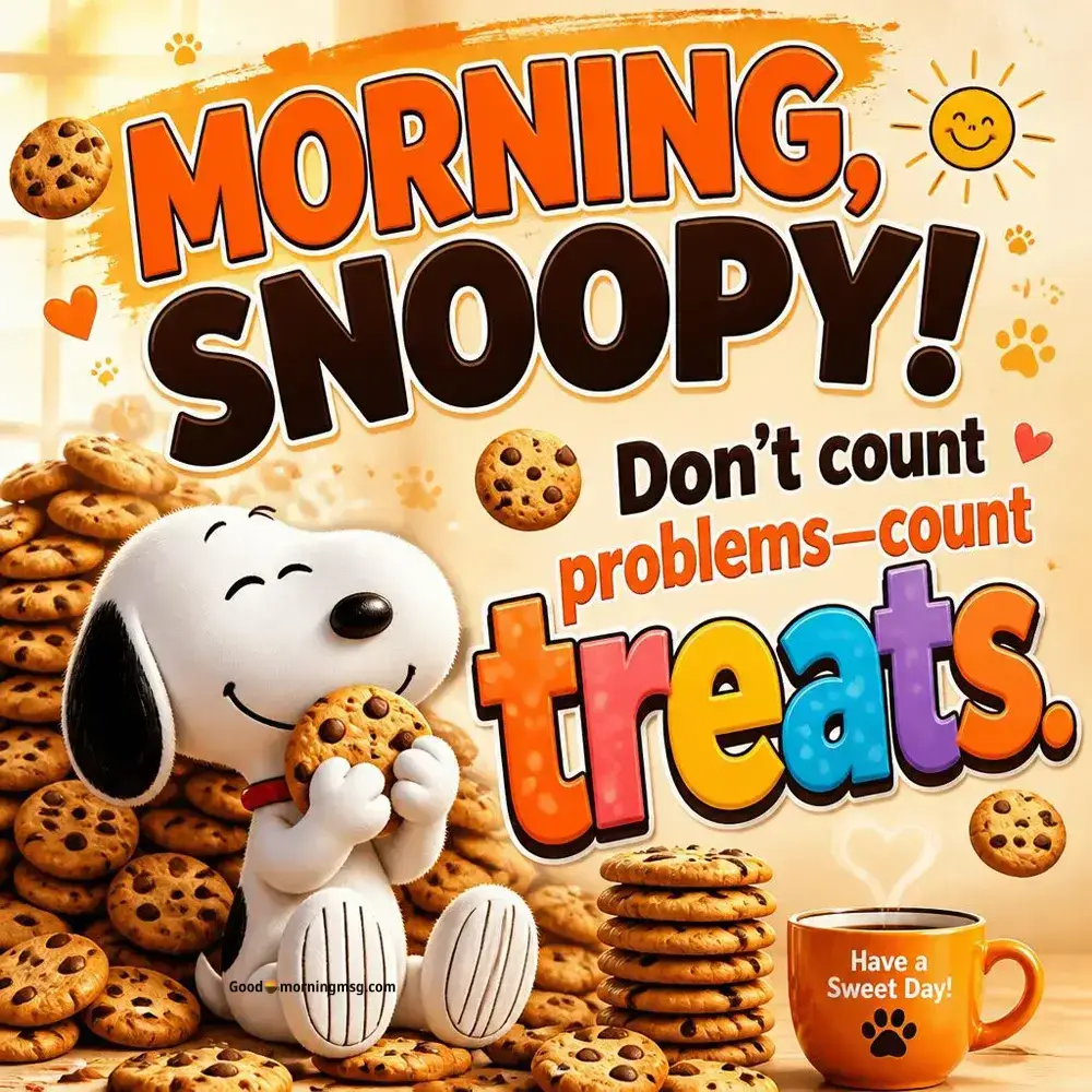 Snoopy Good Morning Images With Quotes