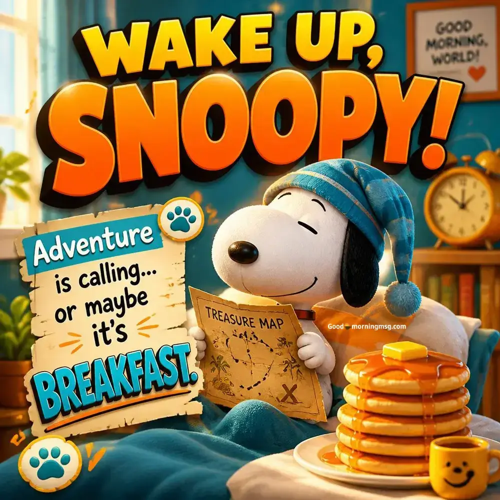 Snoopy Good Morning Love