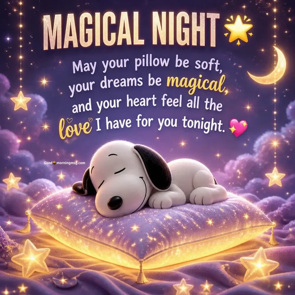Snoopy Good Night Blessings