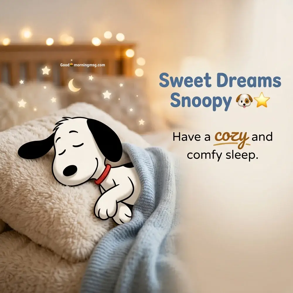 Snoopy Good Night Friend