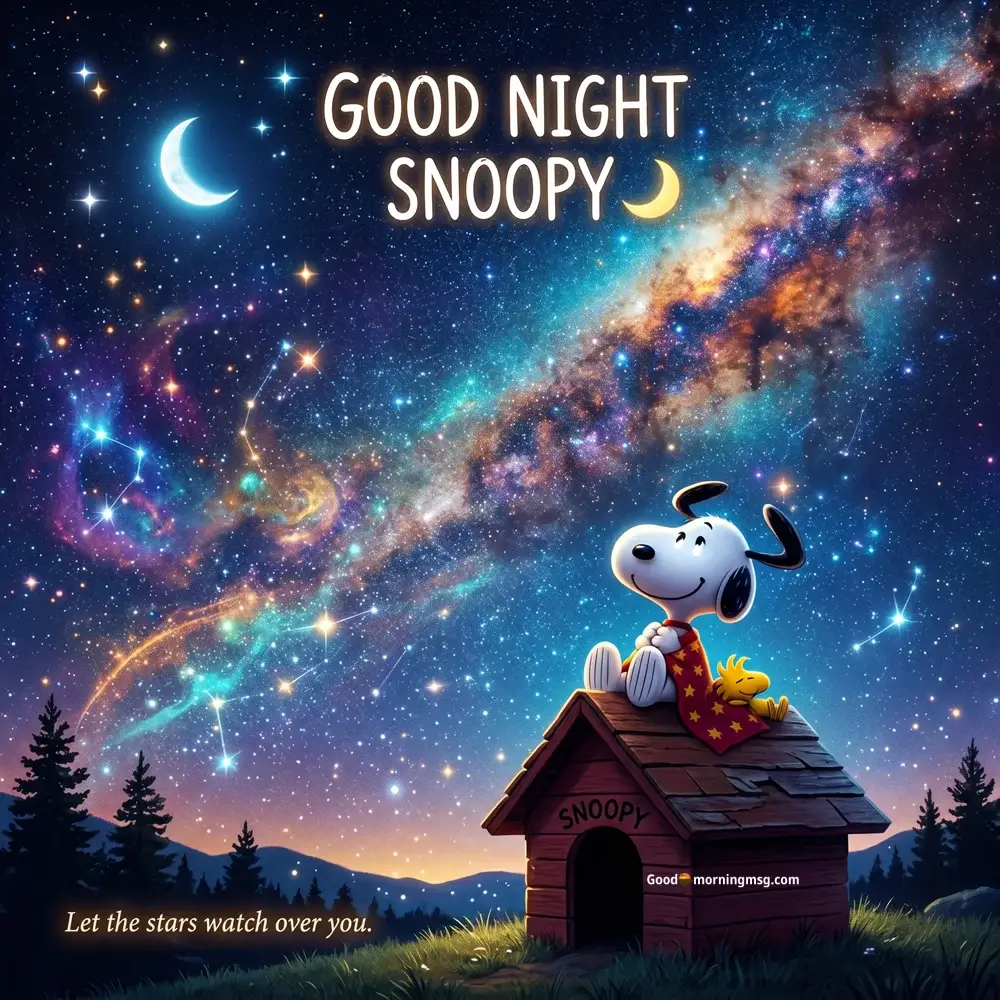 Snoopy Good Night I Love You