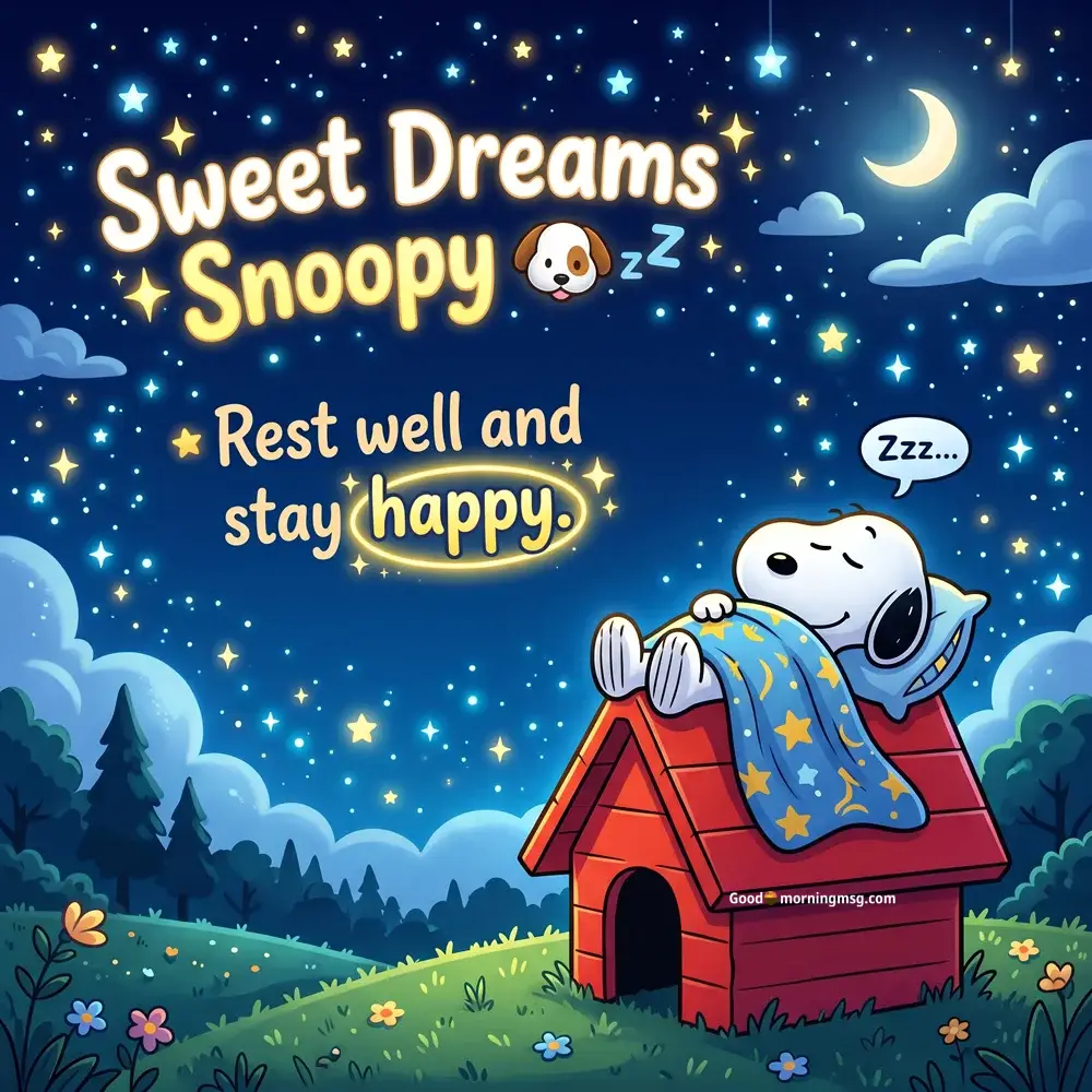 Snoopy Good Night Images