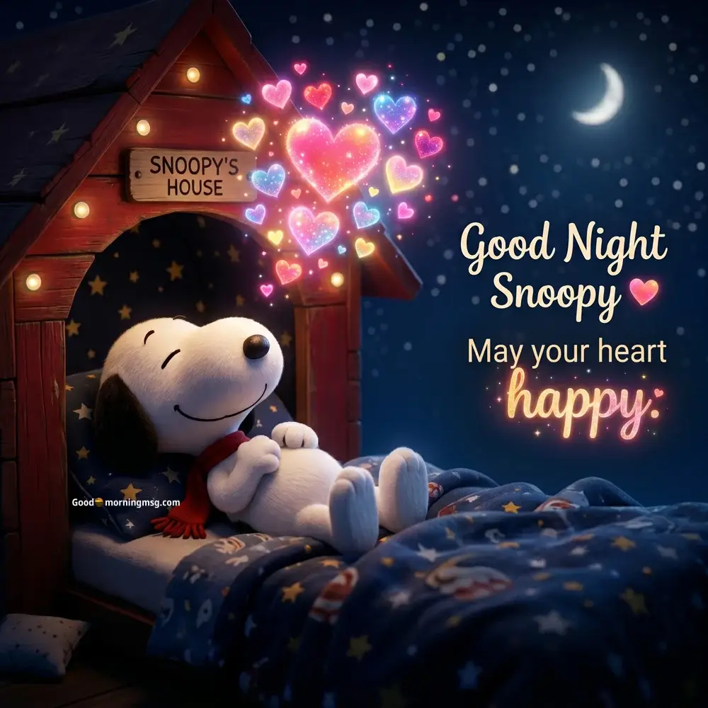 Snoopy Good Night Kiss