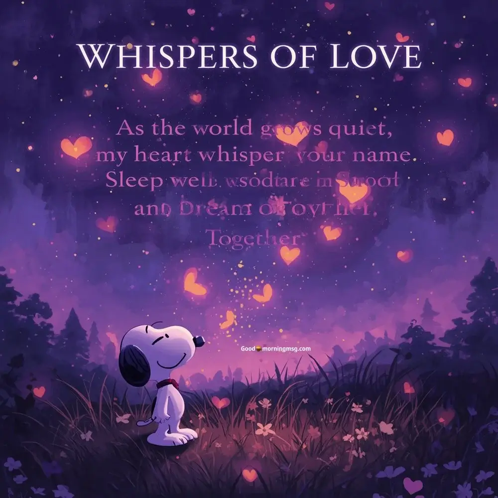 Snoopy Good Night Sweet Dreams