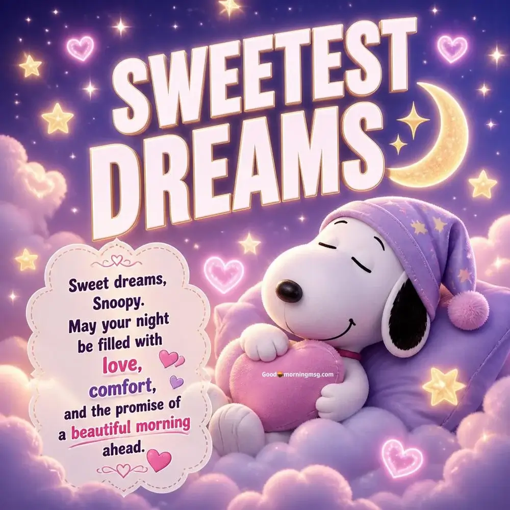 Sweet Dreams Snoopy Images