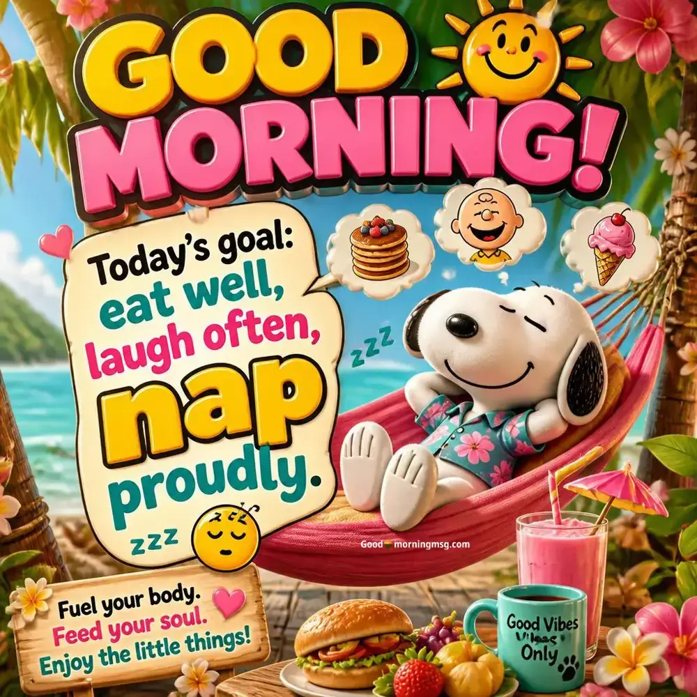 Wednesday Snoopy Good Morning