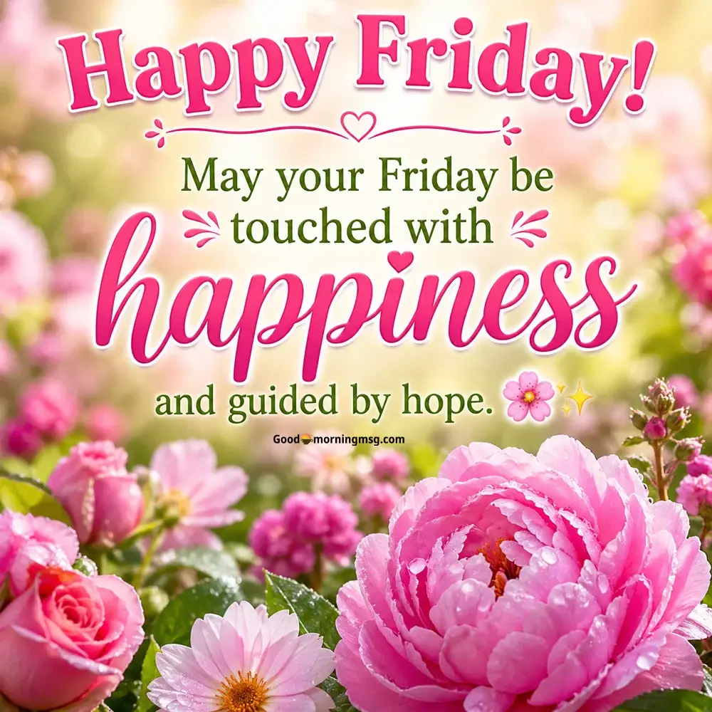 Weekend Friday Morning Wishes