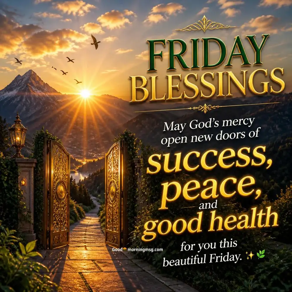 Beautiful Friday Morning Wishes
