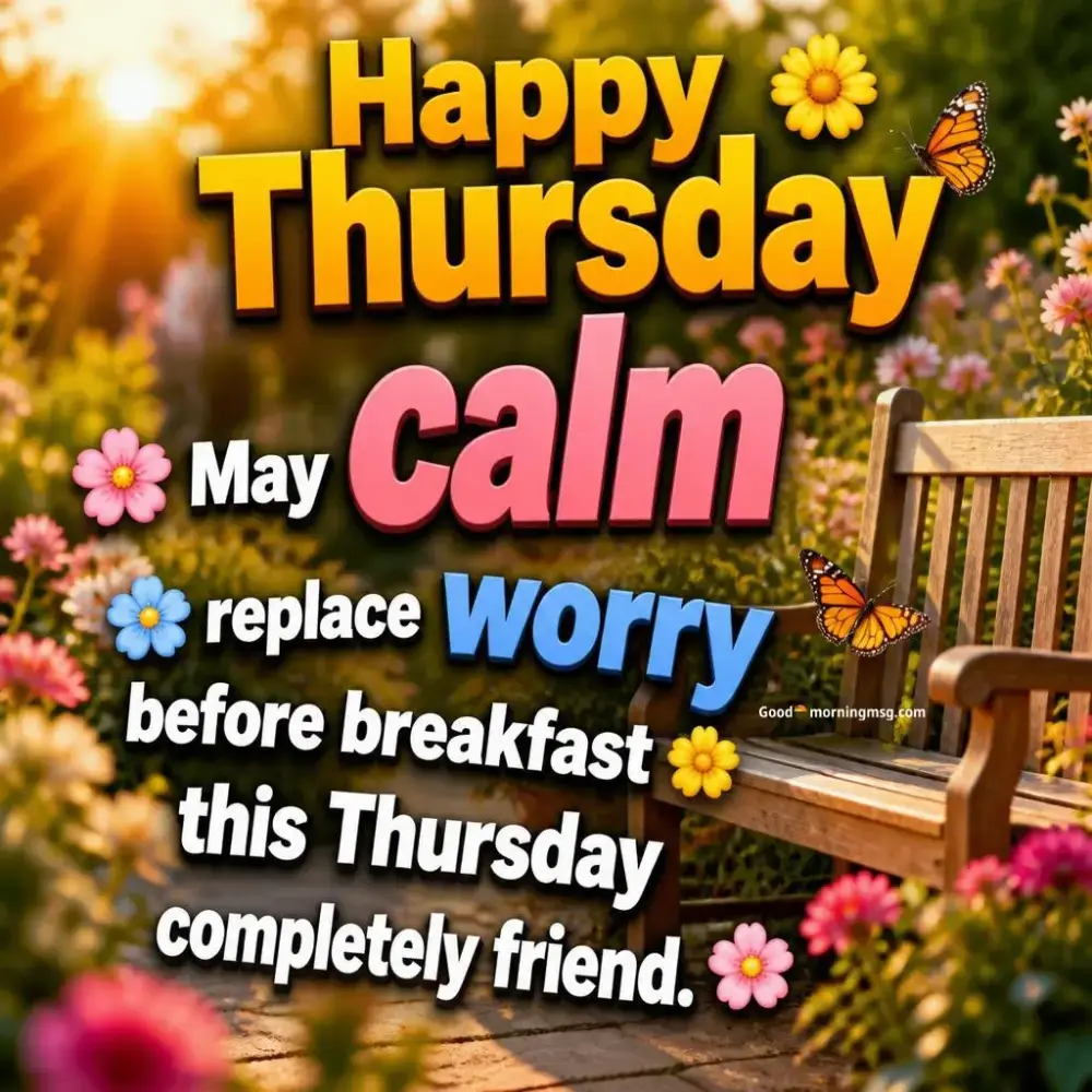 Beautiful Thursday Morning Wishes
