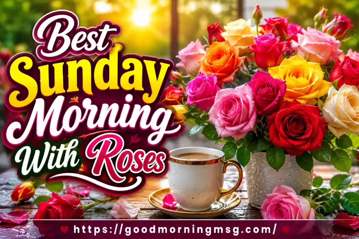 Best Sunday Morning With Roses