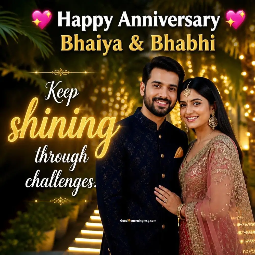Bhabhi Bhaiya Anniversary Wishes