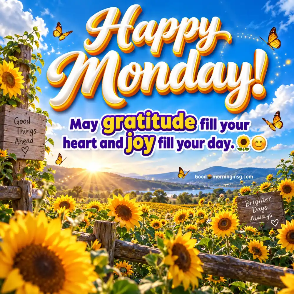 Cute Good Morning Monday