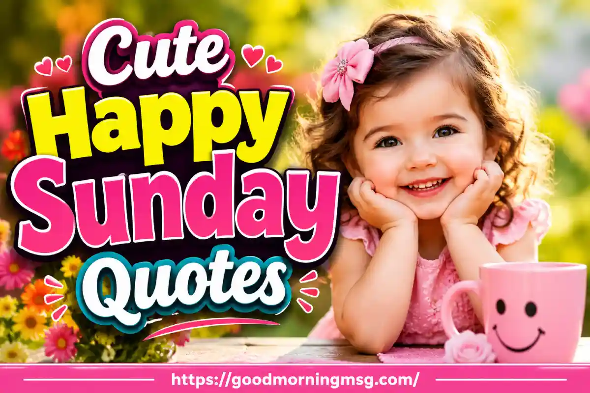 Cute Happy Sunday Quotes