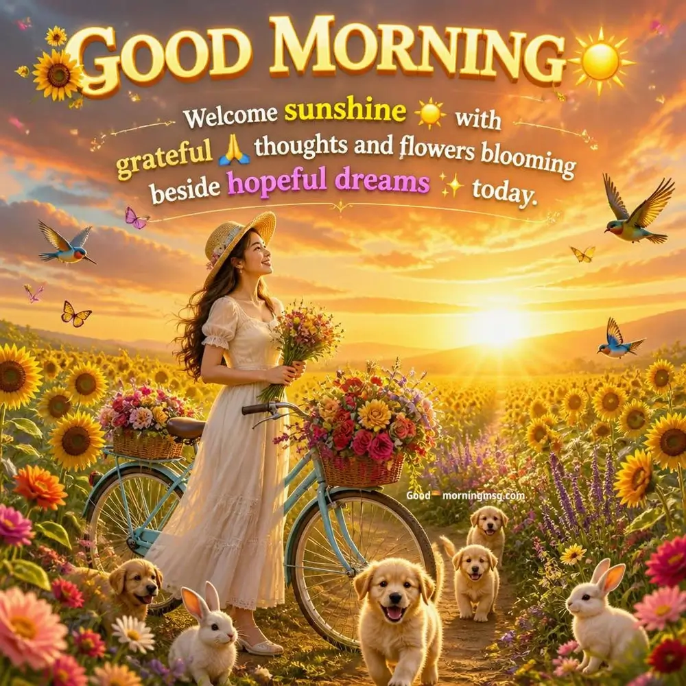 Flower Flower Good Morning Wishes