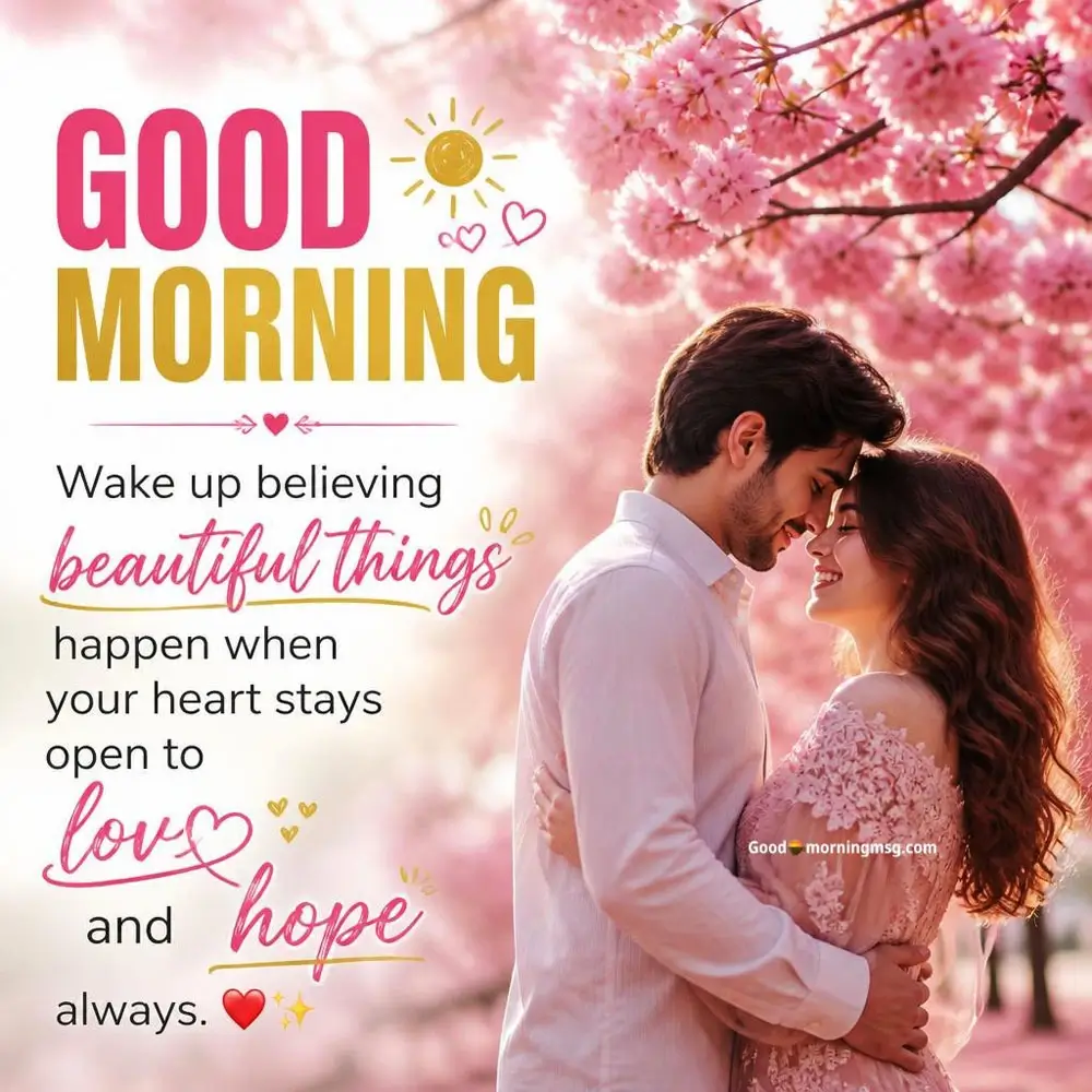 Good Morning Beautiful Love Message
