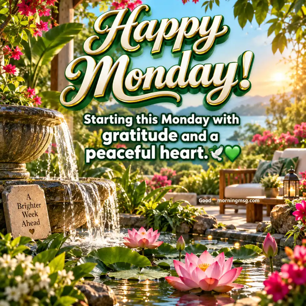 Good Morning Blessed Monday
