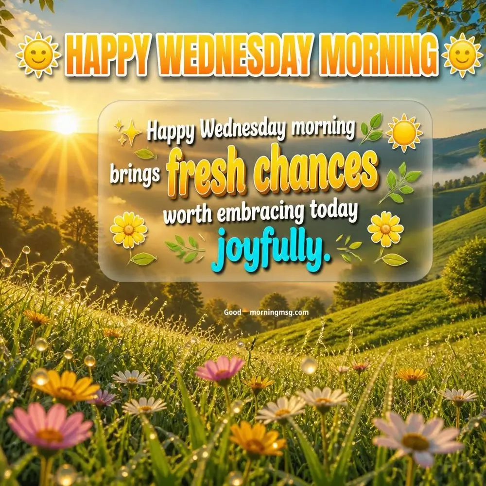 Good Morning Good Morning And Happy Wednesday