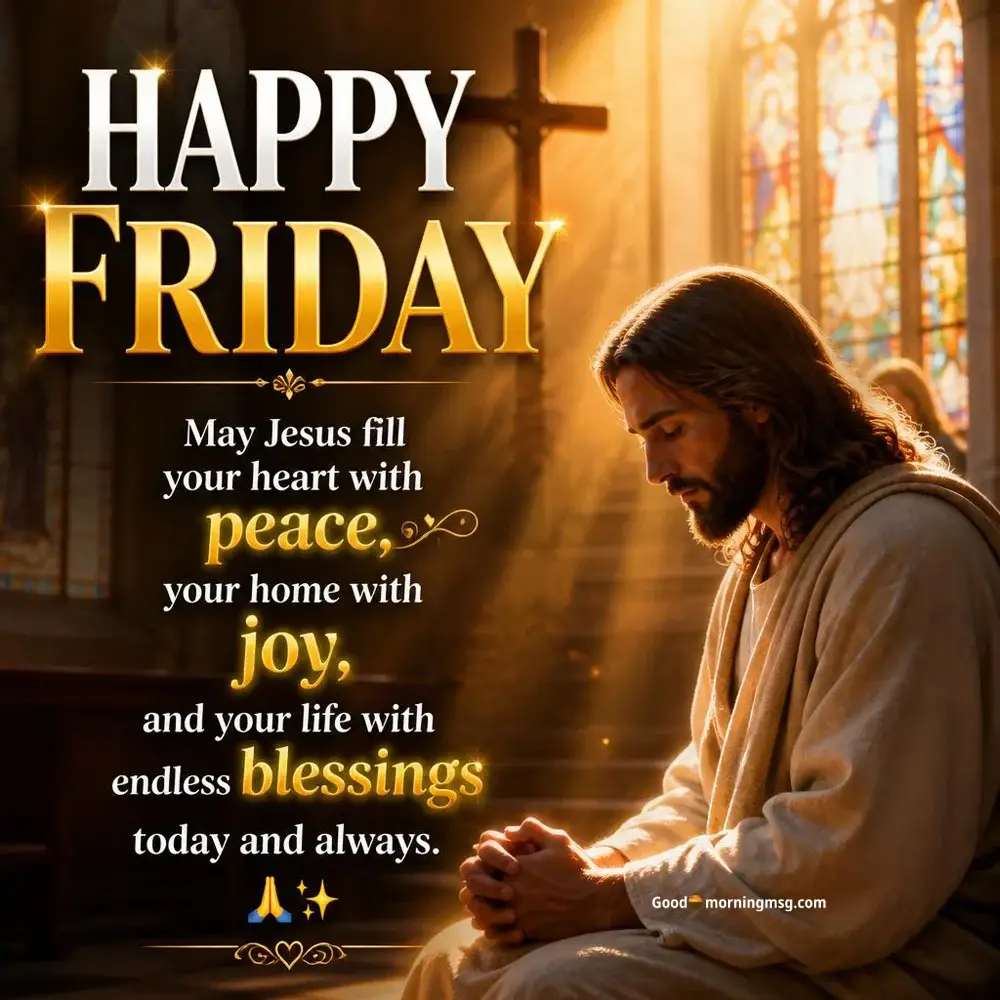 Good Morning Happy Friday God Bless You Images