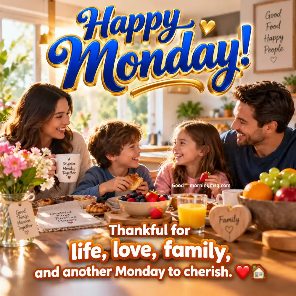 Good Morning Happy Monday Blessings