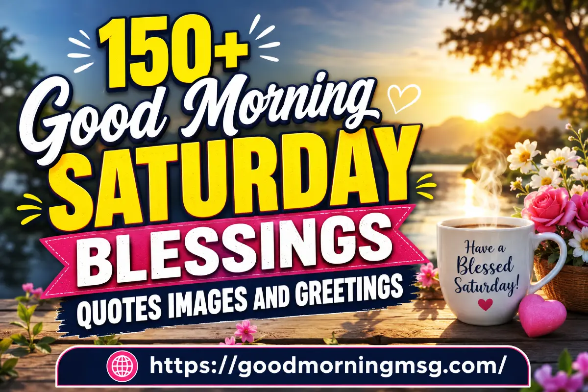 Good Morning Happy Saturday Quotes