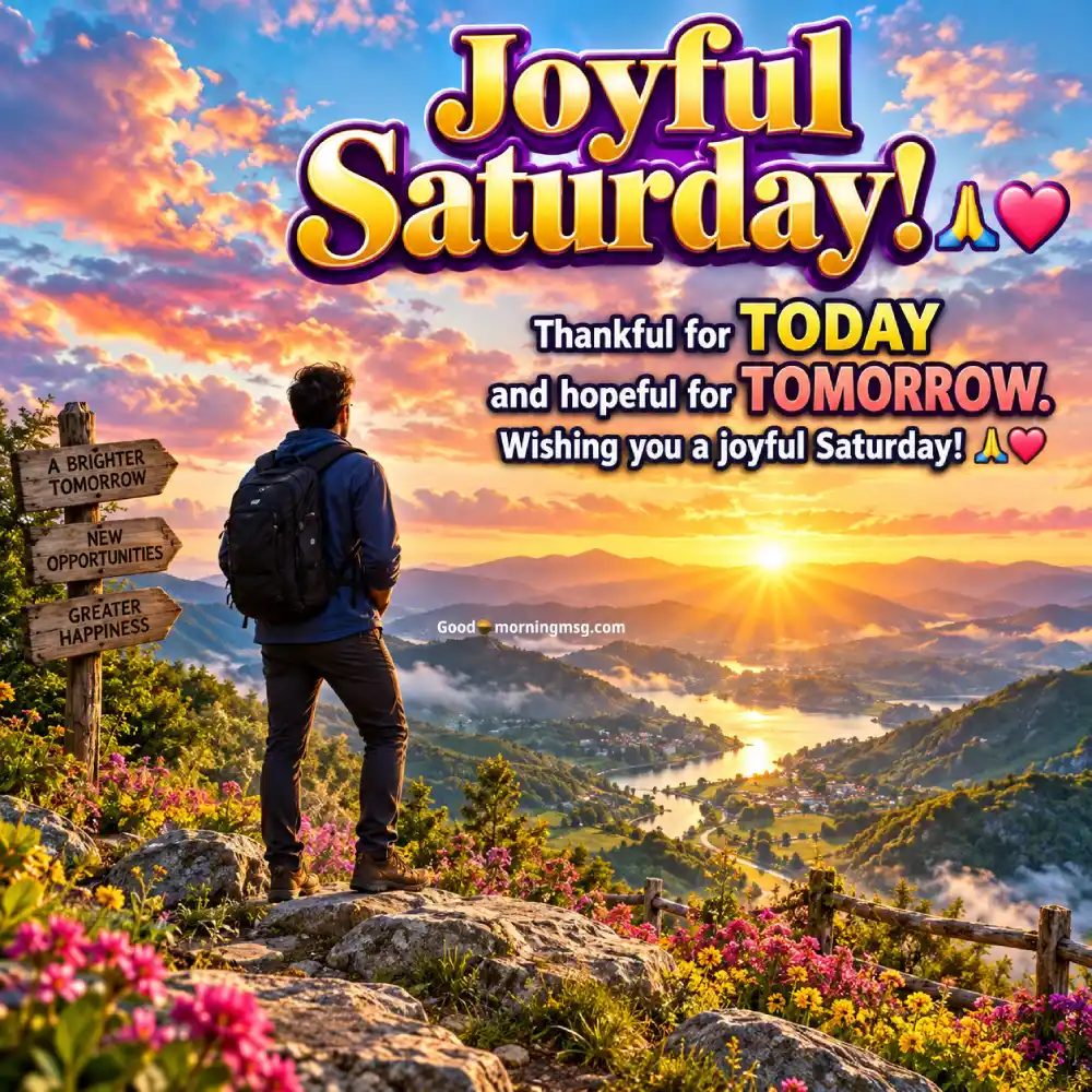 Good Morning Happy Saturday
