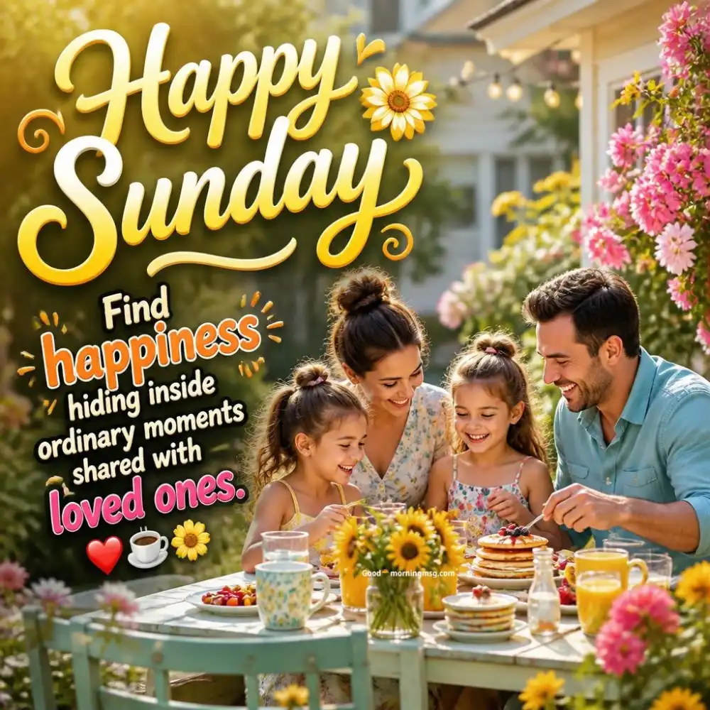Good Morning Images Sunday