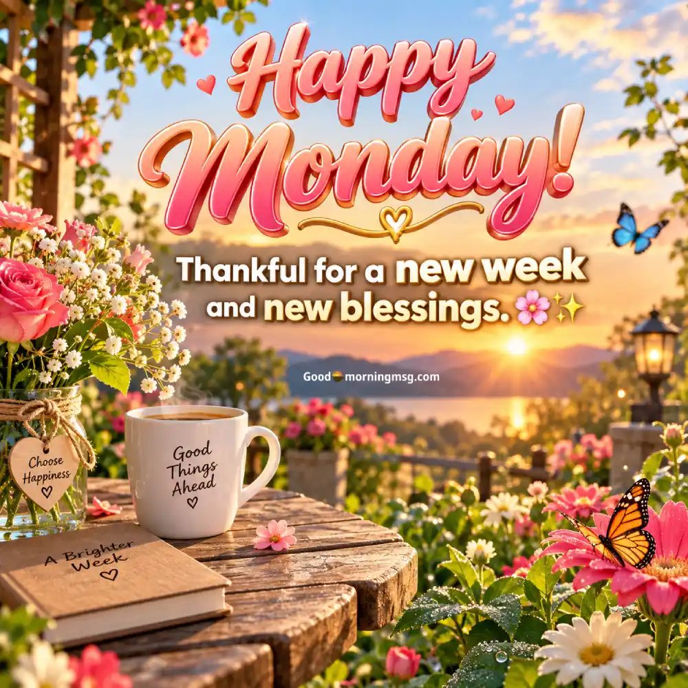 Good Morning Monday Inspirational Images